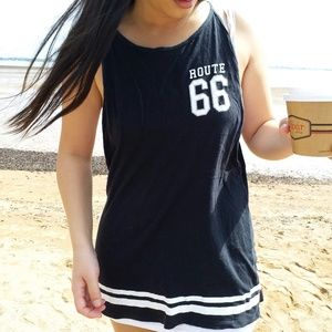 COTTON ON Route 66 varsity singlet dress
